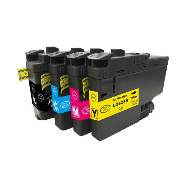 Kompatibel SparSet Druckerpatronen zu BROTHER LC 3235XL, CMYK