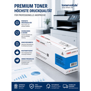 Kompatibler Toner mit Chip für Lexmark MC3224, MC3326 | 1.500 Seiten Blau