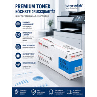 Kompatibler Toner mit Chip für Lexmark MC3224, MC3326 | 1.500 Seiten Blau