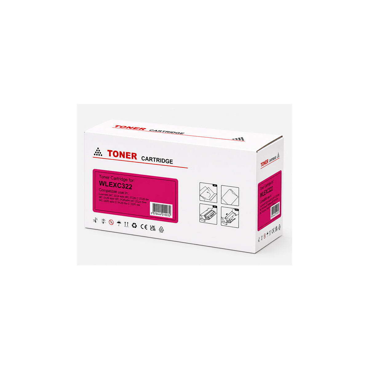 Kompatibler Toner mit Chip für Lexmark MC3224,...