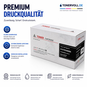Kompatibel Toner mit CHIP zu Kyocera TK 5490K 1T02Y70NL0 fuer ECOSYS PA2101cx MA2101cfx Schwarz 2800 Seiten