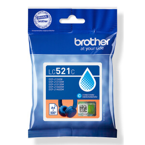 Original Brother LC-521C Blau Tintenpatrone