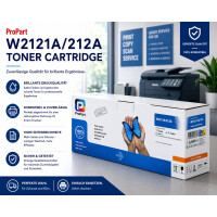 Kompatibel Toner mit CHIP zu HP 212A W2121A fuer Color LaserJet Enterprise M554dn M555dn M555x MFP M578dn MFP M578f Blau 4500 Seiten