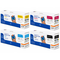 Kompatibel Toner SET mit CHIP zu zu HP 212A W2123A fuer Color LaserJet Enterprise M554dn M555dn M555x MFP M578dn MFP M578f CMYK Schwarz Cyan Magenta Yellow Set