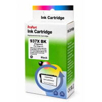 Kompatible HP 937XL Druckerpatrone mit Chip – Schwarz für HP OfficeJet Pro 9110, 9120, 9130, 9720 & 9730
