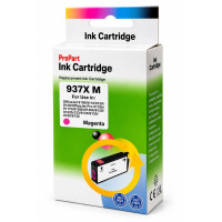 Kompatible HP 937XL Druckerpatrone mit Chip – Magenta für HP OfficeJet Pro 9110, 9120, 9130, 9720 & 9730 (bis zu 1.650 Seiten)