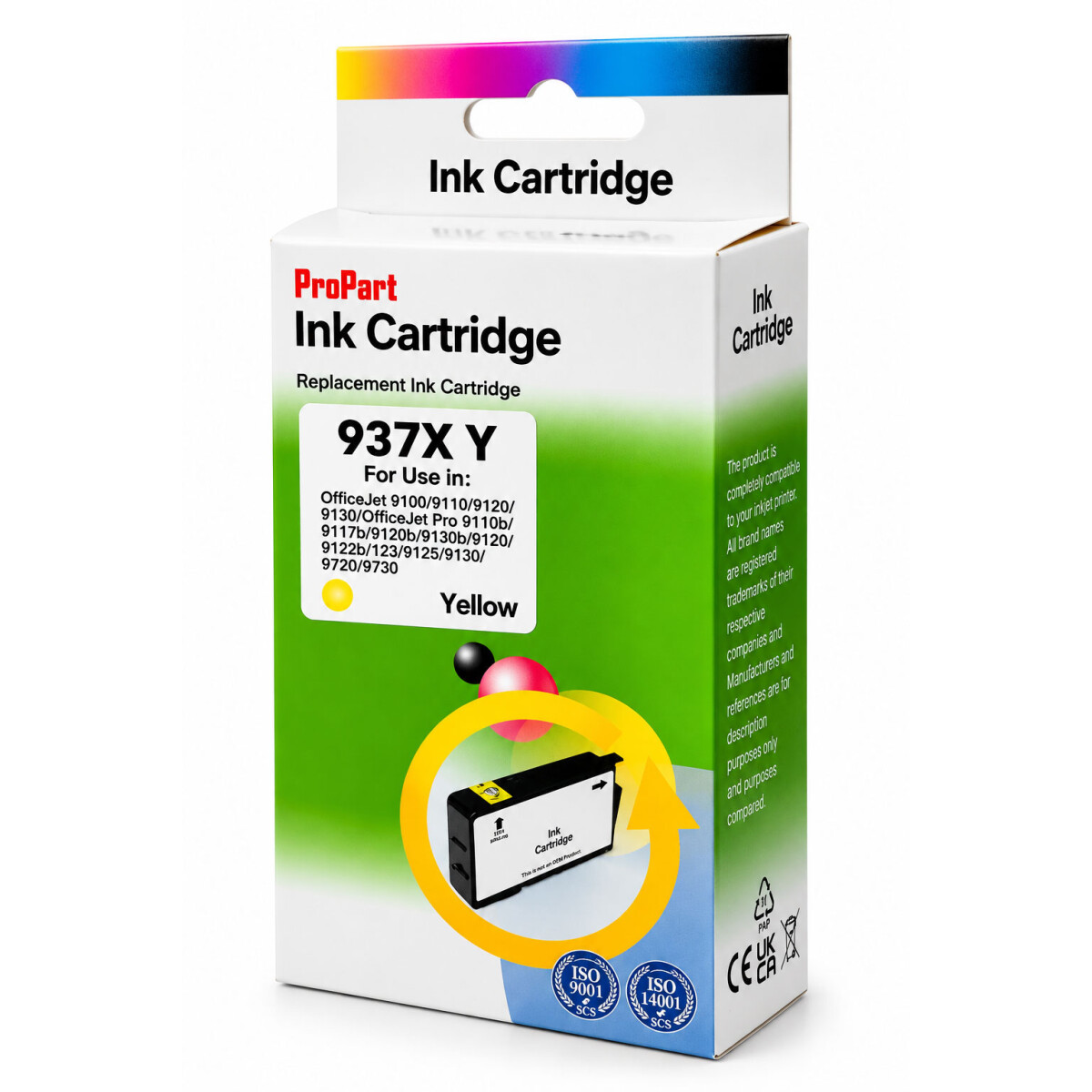 Kompatible HP 937XL Druckerpatrone mit C box