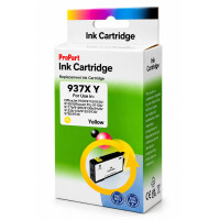 Kompatible HP 937XL Druckerpatrone mit Chip – Yellow für HP OfficeJet Pro 9110, 9120, 9130, 9720 & 9730 (bis zu 1.650 Seiten)