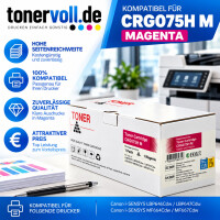 Kompatibler Toner mit Chip für Canon CRG-075H, Magenta – High Capacity mit bis zu 2.500 Seiten für Canon i-SENSYS LBP-646Cdw, LBP-647Cdw & MF664Cdw / MF667Cdw #1