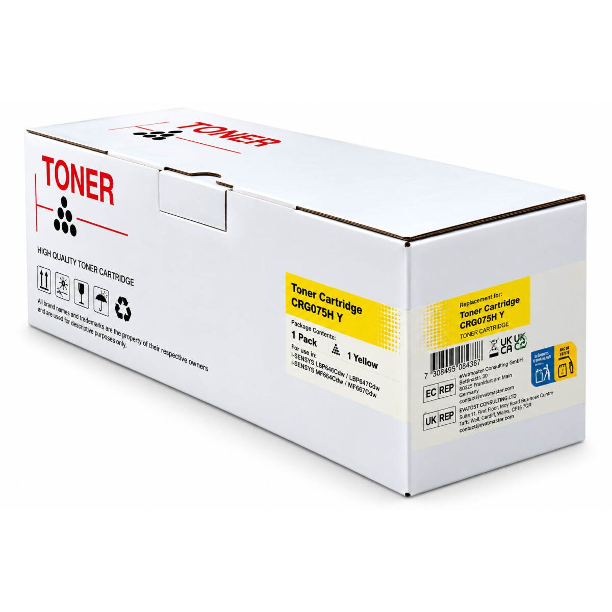 Kompatibler Toner mit Chip für Cano box