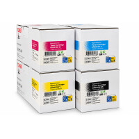 Kompatibles Toner-Set mit Chip für Canon CRG-075H (CMYK) – High Capacity Sparset für Canon i-SENSYS LBP-646Cdw, LBP-647Cdw & MF664Cdw / MF667Cdw