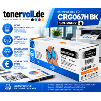 Kompatibler Toner mit Chip für Canon CRG-067H Schwarz – High Capacity, ca. 3.130 Seiten