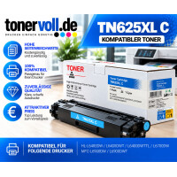 Kompatibler Toner mit Chip für Brother TN-625XL Cyan – 4.500 Seiten