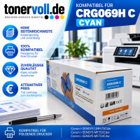 Kompatibler Canon CRG-069H Toner Cyan mit Chip – 5.500 Seiten
